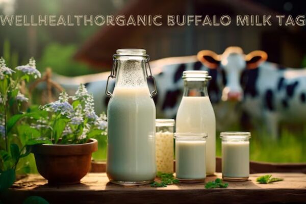 wellhealthorganic buffalo milk tag